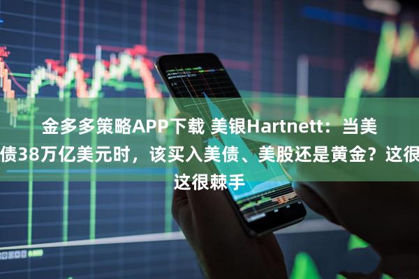 金多多策略APP下载 美银Hartnett：当美国负债38万亿美元时，该买入美债、美股还是黄金？这很棘手